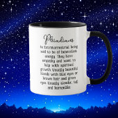 Pleiadische Extra Terrestrials en UFO Mok