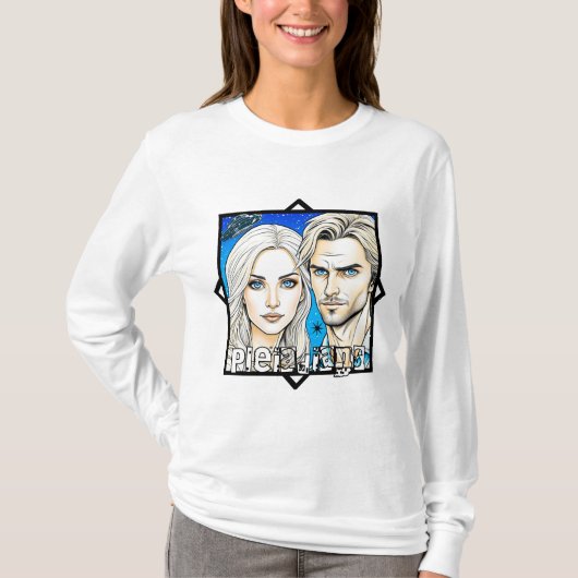 Pleiadische Extra Terrestrials en UFO T-shirt (Voorkant)