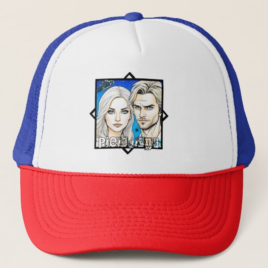 Pleiadische Extra Terrestrials en UFO Trucker Pet (Voorkant)