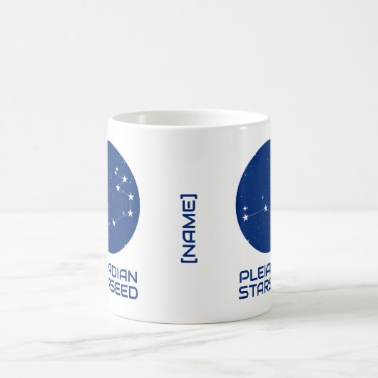 Pleiadische Starseed Mok – Licht & Liefde Ontwerp (Center)