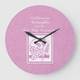 Plein communicant Pink Grote Klok