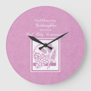 Plein communicant Pink Grote Klok