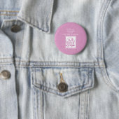 Plein communicant Pink Ronde Button 5,7 Cm (In situ)