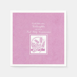 Plein communicant Pink Servetten