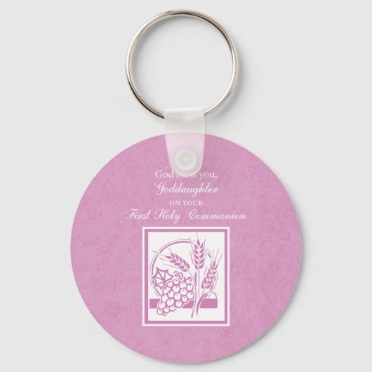 Plein communicant Pink Sleutelhanger (Voorkant)