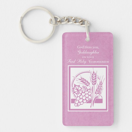Plein communicant Pink Sleutelhanger (Voorkant)