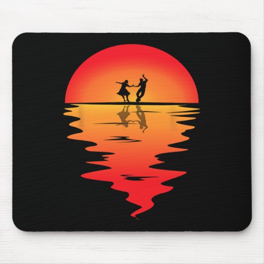 Plein Dansen Sunset Square Danser Plein Muismat (Voorkant)