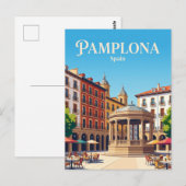 Plein del Castillo Spanje Briefkaart (Voorkant / Achterkant)