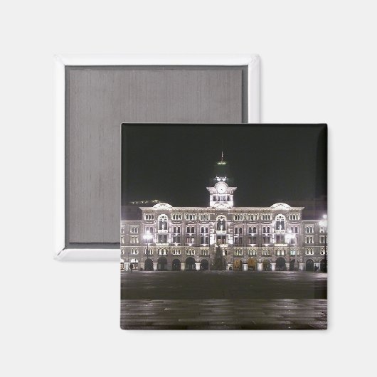 Plein in Triëst Magneet (Voorkant / Achterkant)