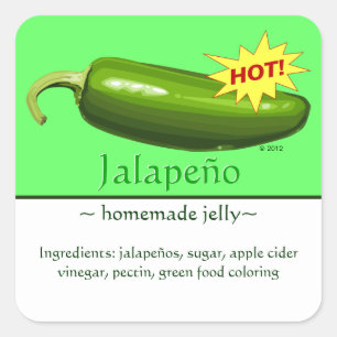 plein Jalapeño Stickers