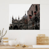 Plein & Kathedraal Basiliek van St Mark Poster (Keuken)