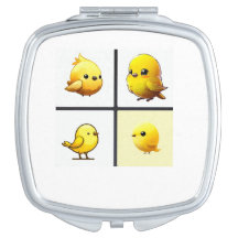 Plein mooie compact met kleurrijke schattige vogel