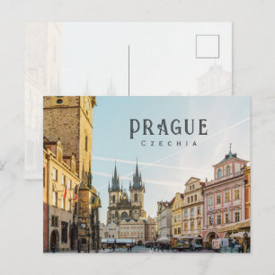 Plein Oude Stad Praag, Tsjechië reis foto Briefkaart