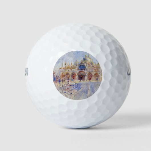 Plein San Marco, Venetië Golfballen (Voorkant)