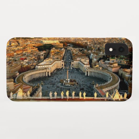 Plein Sint-Pieter Vaticaan Case-Mate iPhone Case (Achterkant (horizontaal))