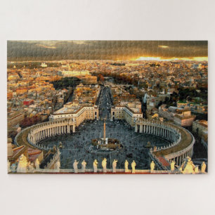Plein Sint-Pieter Vaticaan Legpuzzel