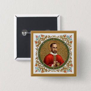 Plein St. Peter Faber (BK 051) Vierkante Button 5,1 Cm