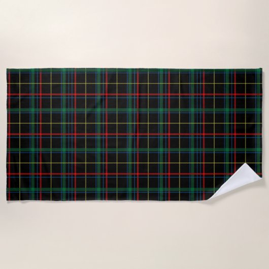 plein tartan - badhanddoek (Voorkant)