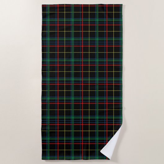plein tartan - badhanddoek (Voorkant)