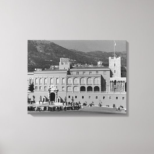  plein van het Vorstendom Monaco Canvas Afdruk (Voorkant)