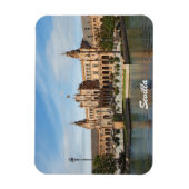 Plein van Sevilla Spanje Magneet (Verticaal)