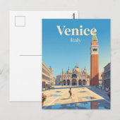 Plein van Sint-Marcus Italië Briefkaart (Voorkant / Achterkant)