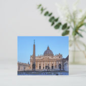 Plein van Sint-Pieter in Vaticaanstad - Rome, Ital Briefkaart (Staand voorkant)