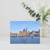Plein van Sint-Pieter in Vaticaanstad - Rome, Ital Briefkaart (Staand voorkant)