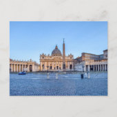 Plein van Sint-Pieter in Vaticaanstad - Rome, Ital Briefkaart (Voorkant)