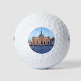 Plein van Sint-Pieter in Vaticaanstad - Rome, Ital Golfballen