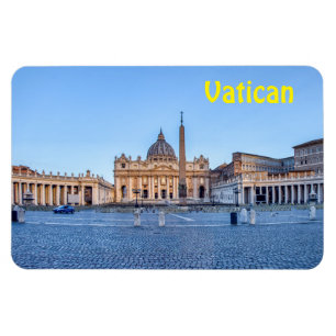 Plein van Sint-Pieter in Vaticaanstad - Rome, Ital Magneet