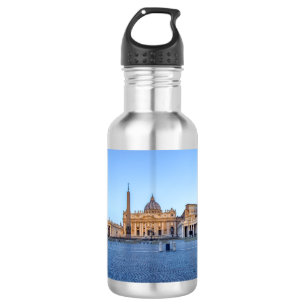 Plein van Sint-Pieter in Vaticaanstad - Rome, Ital Waterfles