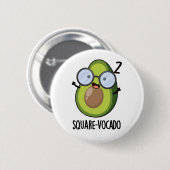 Plein-vocado Funny Avocado Pun Ronde Button 5,7 Cm (Voorkant /achterkant)