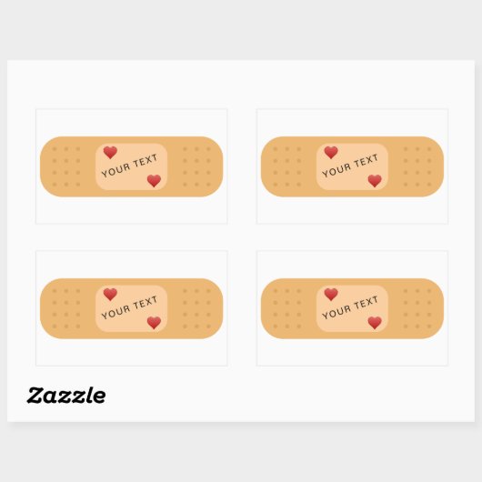 Pleinbare text sticker (Vel)