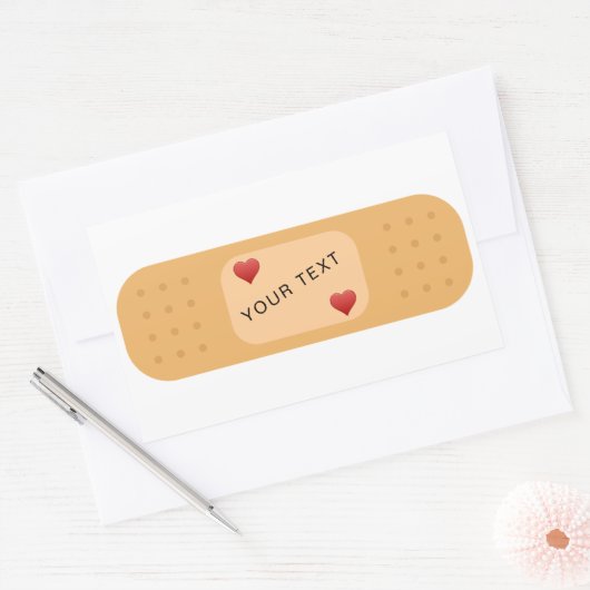 Pleinbare text sticker (Envelop)