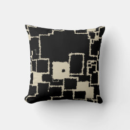  pleinen voor zwart en taupe kussen