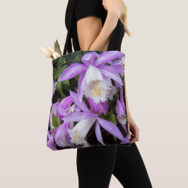 Pleione venster Orchideeën Bloemstuk Tote Bag