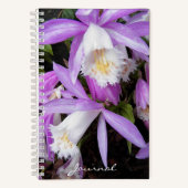 Pleione Windows sill Orchids Floral Notitieboek (Voorkant)