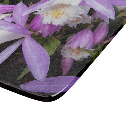 Pleione Windows sill Orchids Floral Snijplank (Hoek)