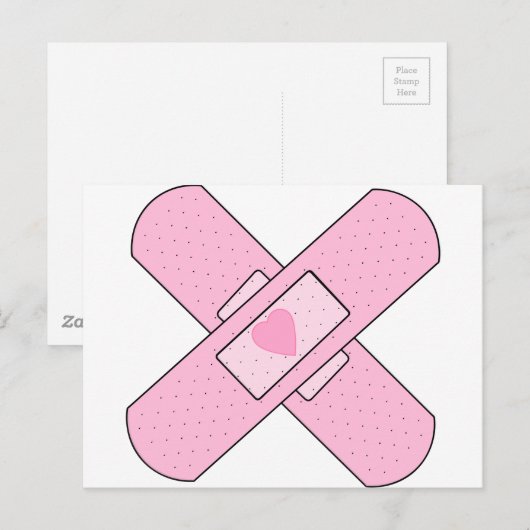 pleister briefkaart (Voorkant / Achterkant)