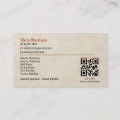 Pleister QR Code Professional Visitekaartje (Achterkant)