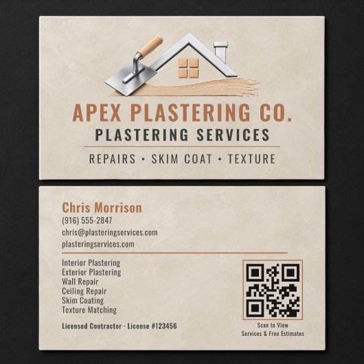 Pleister QR Code Professional Visitekaartje