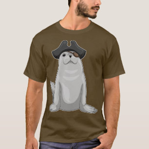 pleister voor zegel Pirate Eye T-shirt