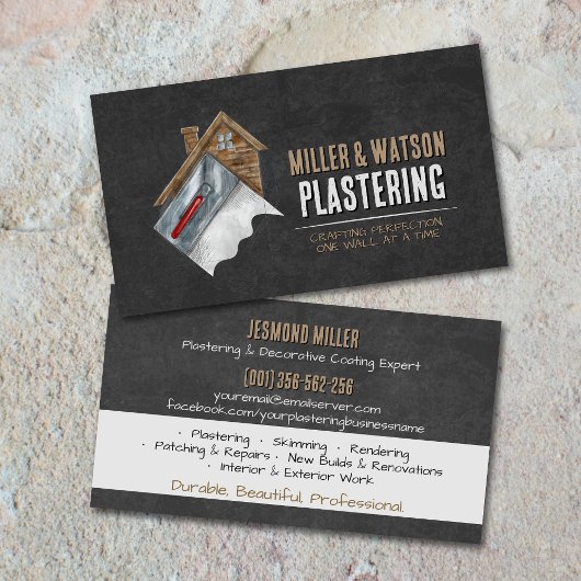 Pleisterdiensten Drywall Professioneel Visitekaartje