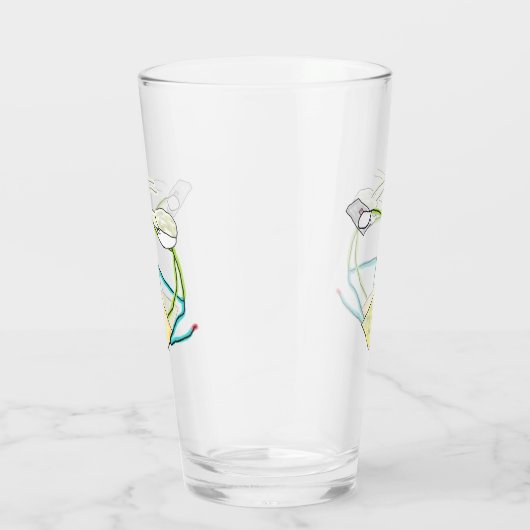 Pleisterer Stickman Glas (Rechts)