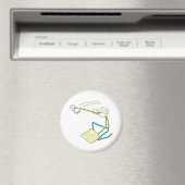 Pleisterer Stickman Magneet (Insitu (Vaatwasser))