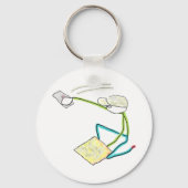 Pleisterer Stickman Sleutelhanger (Achterkant)