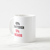 Pleisterer stoere koffiemok (Voorkant links)