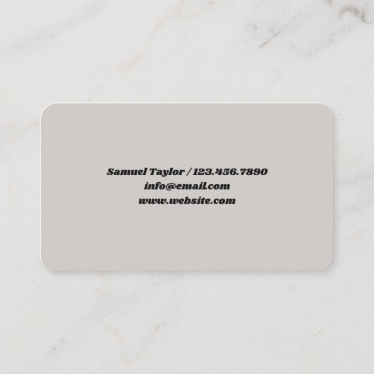 pleisterlaag visitekaartje (Achterkant)