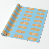 Pleisters met eigen tekst cadeaupapier (Uitgerold)